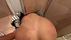 Step Sister Stuck and Creampied in Basket!