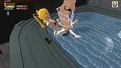 Femdom Vampire in Whirlpool POV Piss Scene