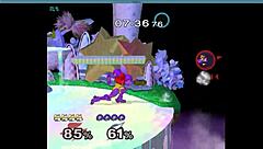 Huge Amazonian Dominatrix Rails Powerless Furry