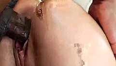 interracial blonde couple explores monster cock in the eighties