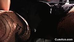 Beautiful woman gets facial with sperm after giving blow job and sucking cum