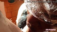 African beauty gets her throat deeply fucked and facialized