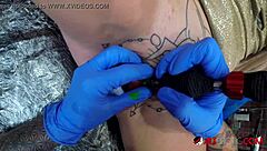 Sully Savage has a tattoo on her clit and is very hot