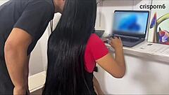 The job interview turns wild with the young applicant's big ass