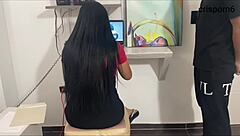 The job interview turns wild with the young applicant's big ass