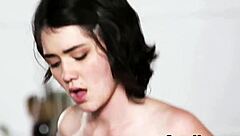 Jizzy Uniformed Teen Gets Cum In Her Mouth From Big Cock!