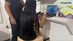 The job interview turns wild with the young applicant's big ass