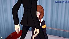 Miko Ino and Tsubame Koyasu intense sex