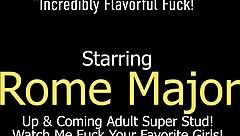 Yum the boss on top of Rome Major’s big black cock