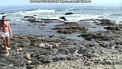 Hot amateur ENJOYS SEX on the BEACH