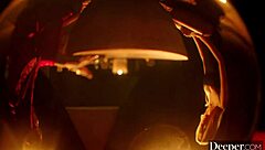 Kenna, the masochistic beauty, is blindfolded and flogged in this video