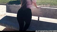 My mate comes over to suck and fuck me outdoors