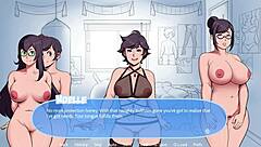 Stepmother and stepdaughters in hardcore sex scenes with big ass and tits