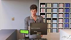 In this hentai game, the patient kisses the lovely nurse deeply in the hospital, following instructions