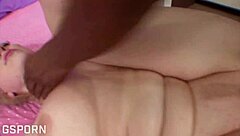 Big Black Cock Fucks Blonde Milf's White Ass.