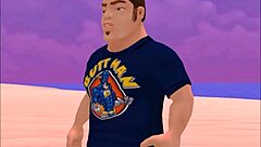 3D animated game based on a holiday in Bonetown with a wife and a whore