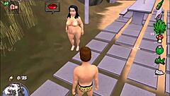 3D animated game based on a holiday in Bonetown with a wife and a whore