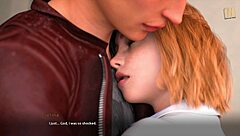 Redhead Selina gets ass and tits exposed in rock star hentai route