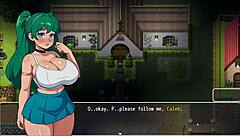 Cute Teen 18+ Girl Falls In Bathtub Exposing Wet Pussy In Harem Game