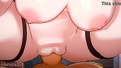 Beautiful animation with hot anime babes getting creampied