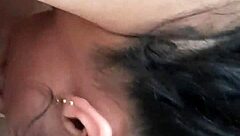 The girl gives a blowjob to her boss in the office