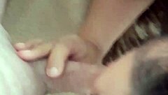 The girl gives a blowjob to her boss in the office