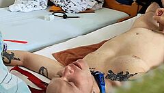 i had soo much fun wit dat hogtied twink, doin rimjob an spankin his feets