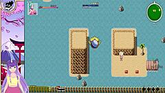 Bulma asks, 'Ready to lick my balls in this Dragon Ball parody?'