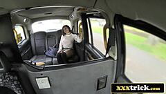 Sexy Spanish Lady Betty Foxxx Fucks Perv in Taxi. Miniskirt Temptation Revealed.
