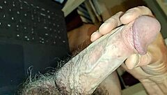 jeff's emotional cum tribute for lusia with monster cock masturbation