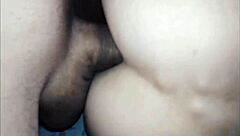 Sexwife and cuckold banging in amateur home video!