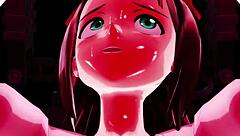 haruka faces game challenge in 3d cartoon