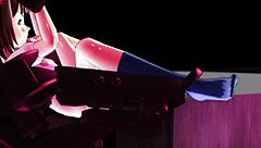 haruka faces game challenge in 3d cartoon