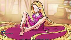 Ruta Angel's Intense Small Tits Action In Once Upon A Porn Time Game