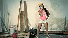 sônia kel the latina engineer undresses and strips in hentai anime style