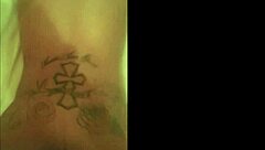 Bound latina slut wife gets intense ass fucking with dildo from ebony girlfriend in amateur black couple scene