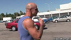 Busty milf savannah jane gets intense fuck fest after mall pickup.