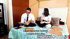 Latina Teen Fucks Nerd for Homework Help - Lia Ponce.