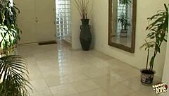 Two naughty blondes prepare for a fun foursome with toys