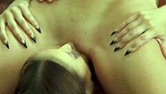 lovely couple has threesome sex with ex gf in snow