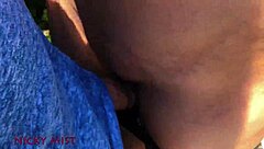 i came in my stepsister's panties in the garden