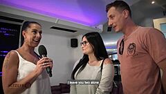 hot brunette picked up for intense fucking!