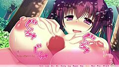 Real eroge situation with yuri paizuri scene 04