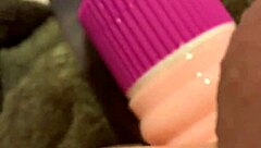 Boldly stretching my ass with machine for bigger fucking