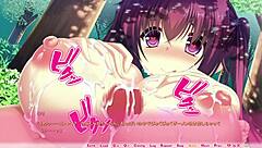 Real eroge situation with yuri paizuri scene 04