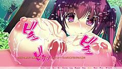 Real eroge situation with yuri paizuri scene 04