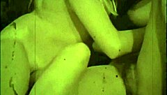 Vintage british lesbian lovers in swinging sixties london shadows