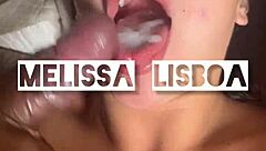 Melissa Lisboa Takes Cum In Mouth