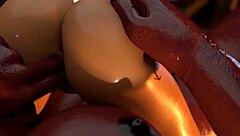 In the story of futanari succubus, she seduces with her dual nature and demonic charm