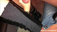 Teen Stripper Sucks Huge Cock In Club